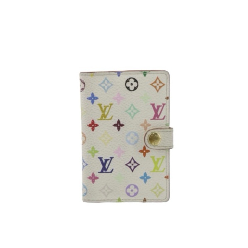 Louis Vuitton White Multicolor Murakami Card Holder